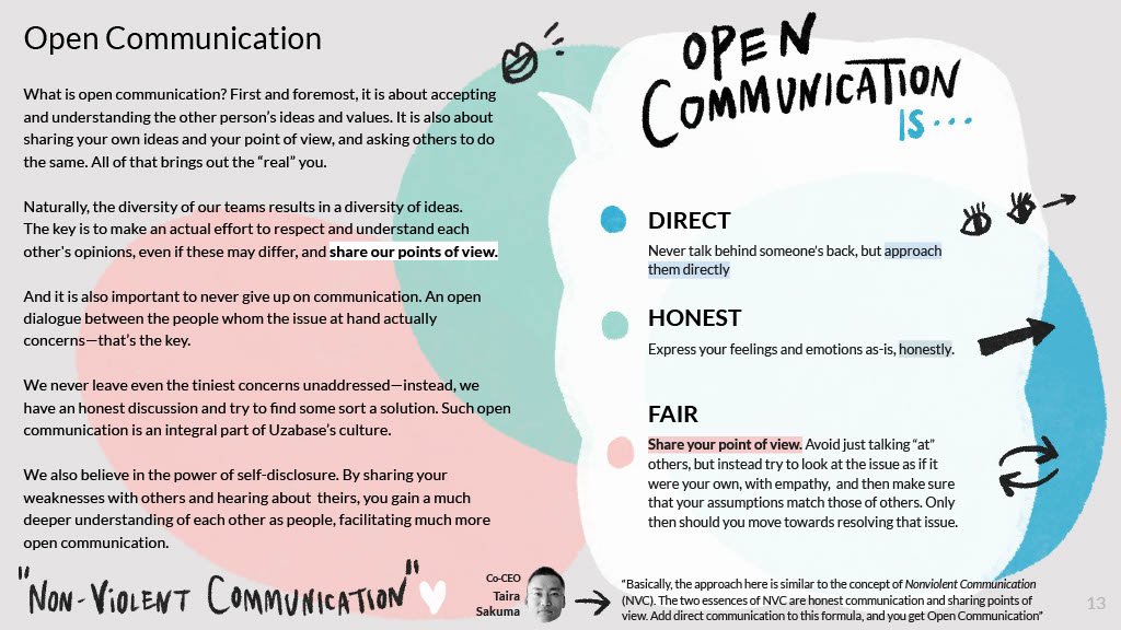 Open communication